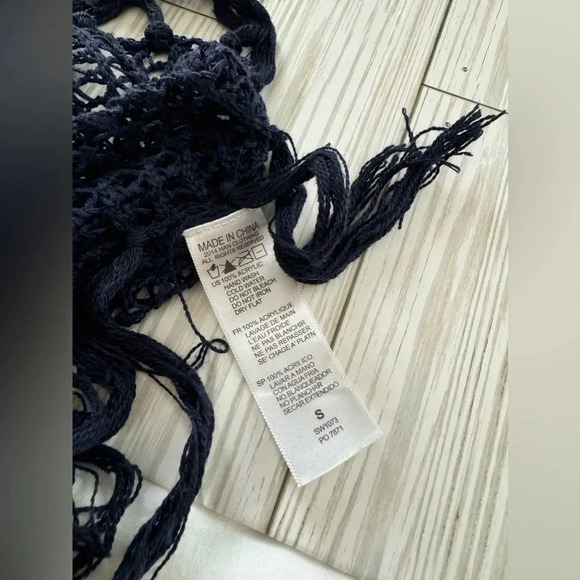 The Classic | Anchor Knit Top Coverup - Size S - Picture 4 of 5